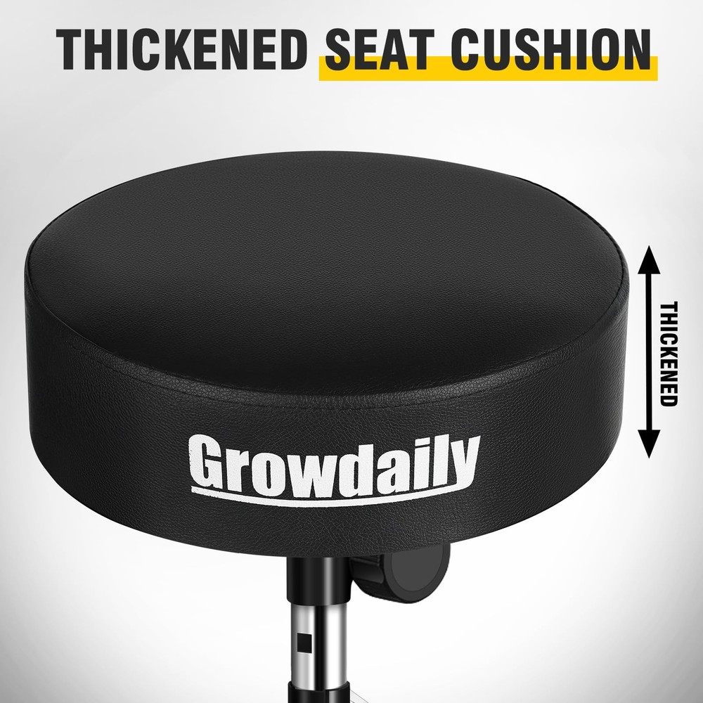 Drum ThroneAdjustable Stool Drum Universal Drum Throne Drummer Stool for Adul...