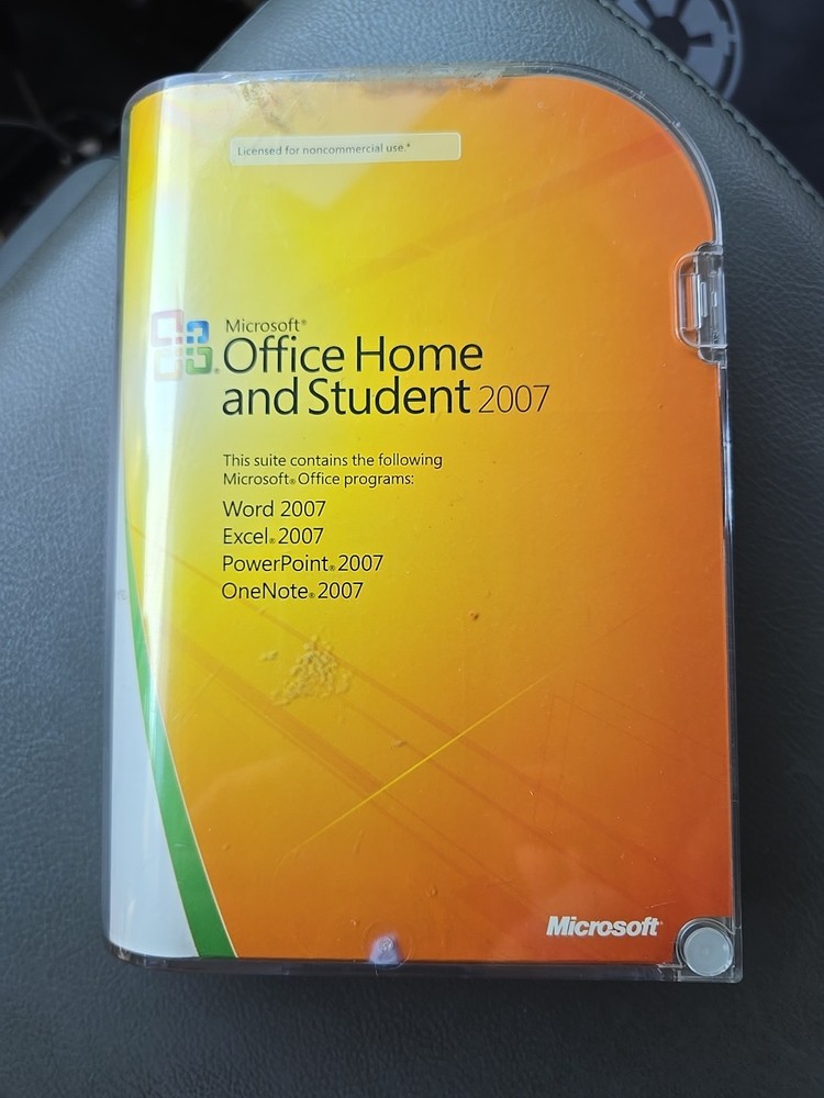 NEW SEALED Microsoft Office Home & Student 2007 Full Version for 3 PCs
