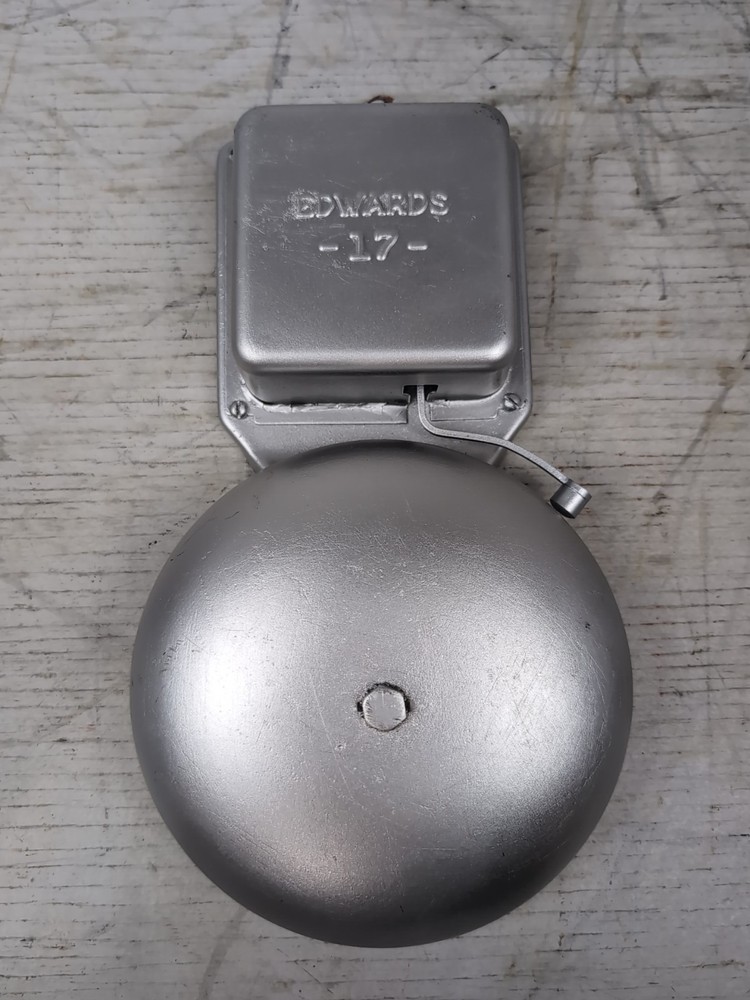 Edwards Silver Signaling Bell #17 Series 6" Diameter Bell - Untested