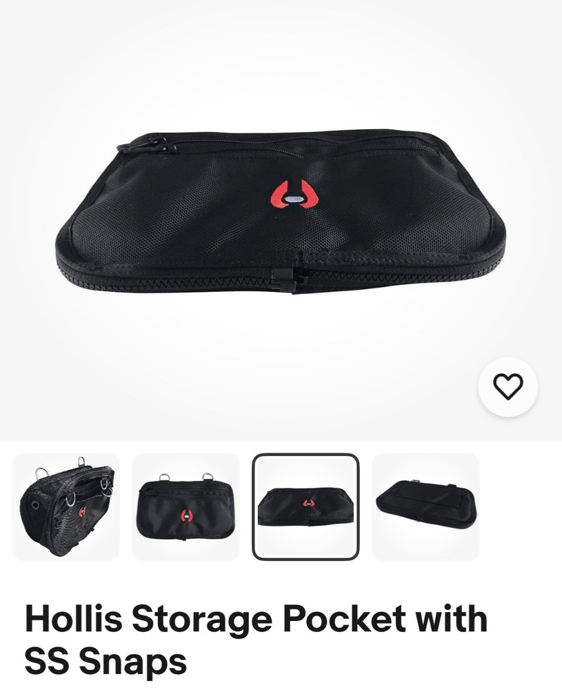 Hollis Storage Pocket with SS Snaps