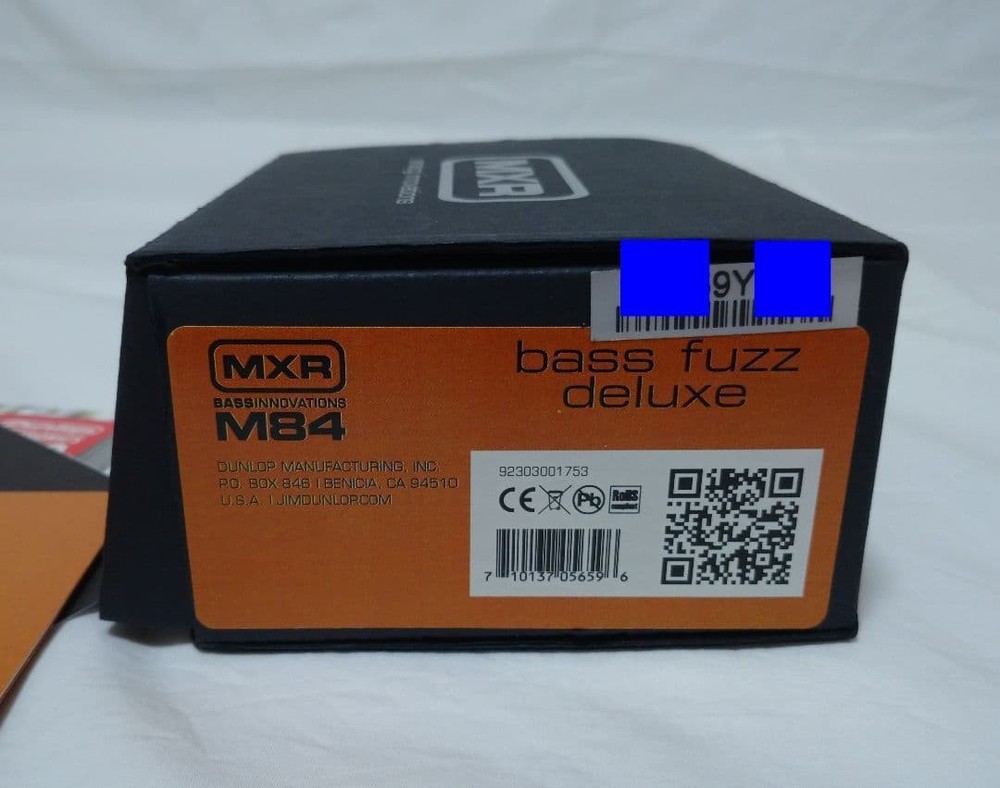 MXR M84 Bass Fuzz Deluxe Missing Booklets