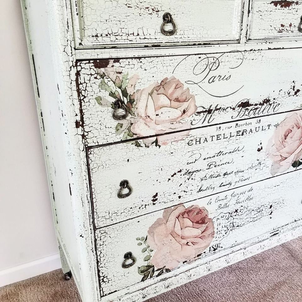 1-1/2" Baroque Tear Drop Pull Antique English