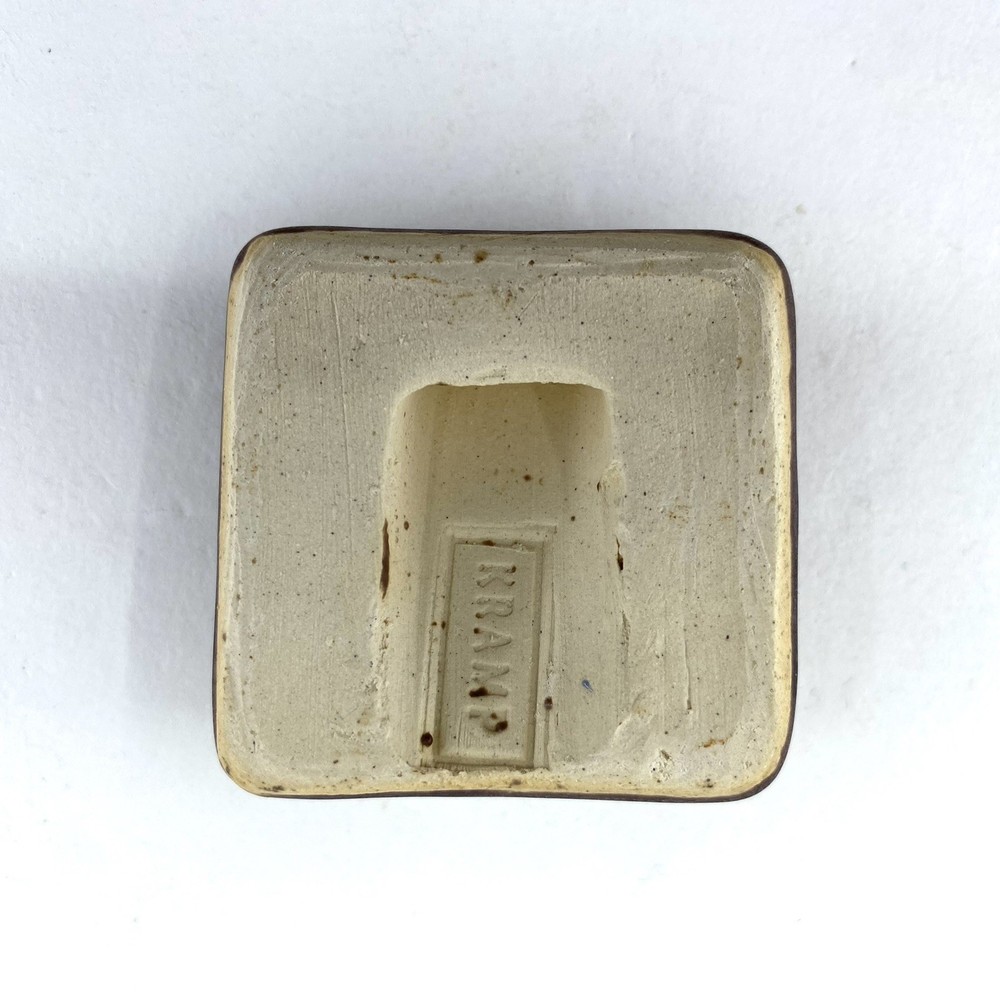 Lap Dog 2x2" Ceramic Art Tile by Gretchen Kramp