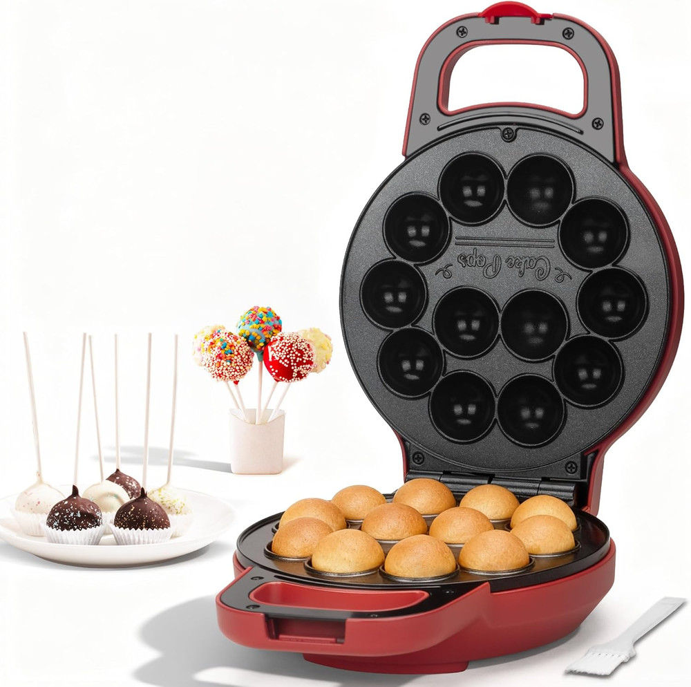 Cake Pop Maker 12 Count Nonstick Electric Baker Mini Donut Hole Maker