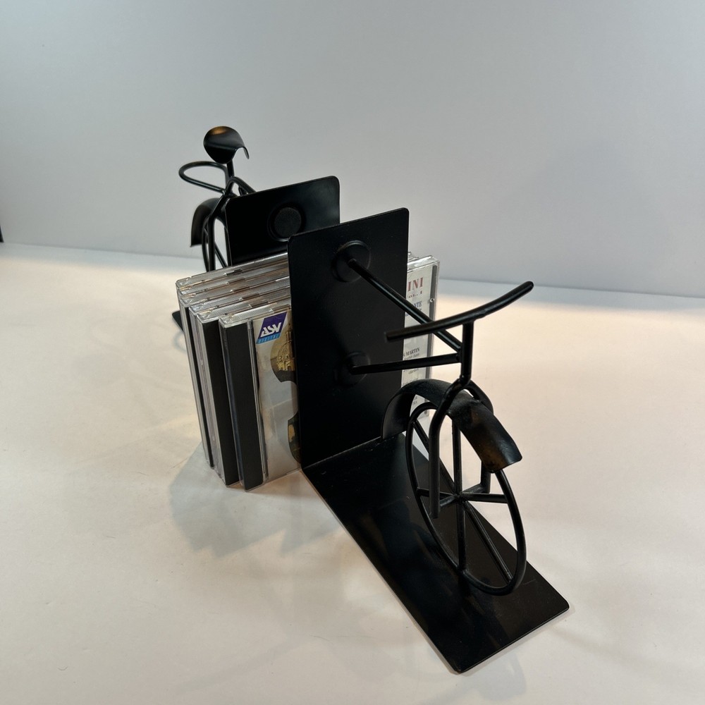 Metal Bicycle Bookend holders Excellent Condition
