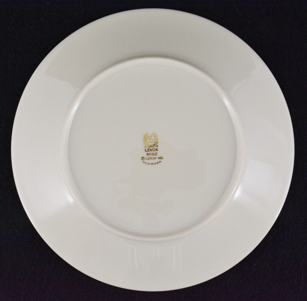 Lenox Nicole Salad Plate (8 1/8") Silver Trim