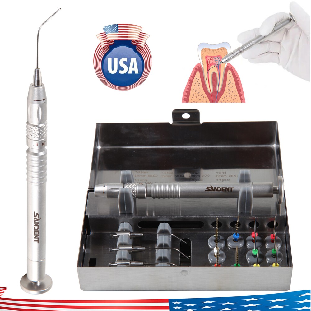 Dental Broken Root Canal File Extractor Endodontic Endo Files Removal System Kit