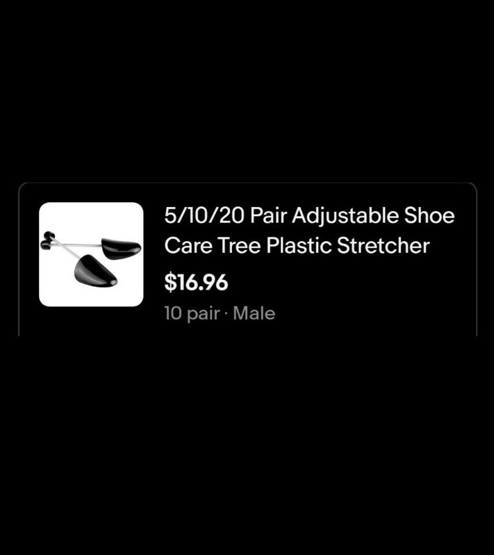 shoe trees plastic