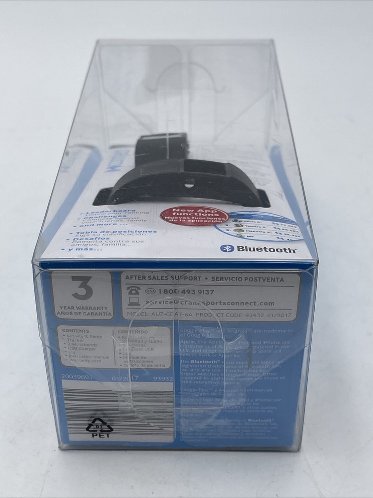 Crane Connect Bluetooth wireless Activity Tracker Black New