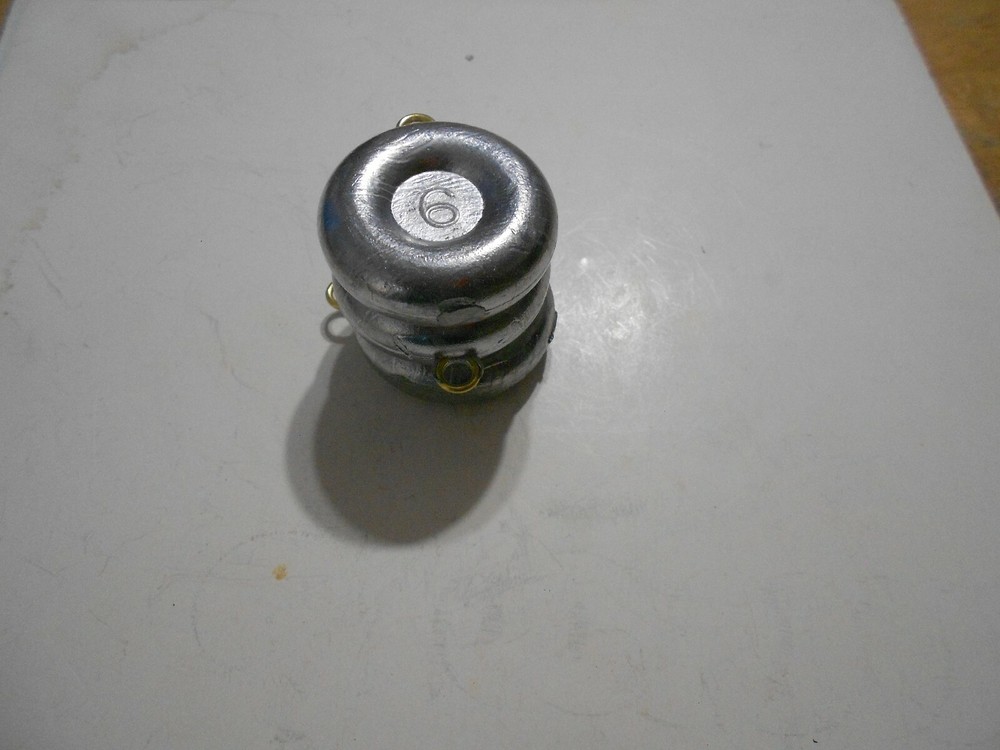 45 - 6 OZ FLAT ROUND RIVER SINKERS