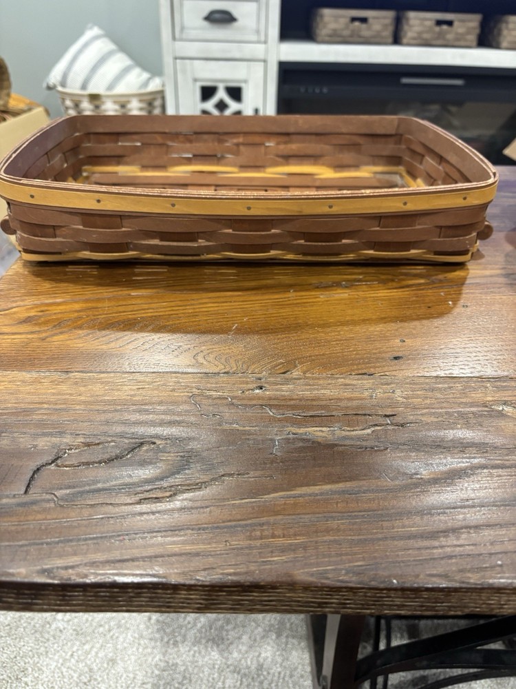 Longaberger Medium Serving Tray Basket.