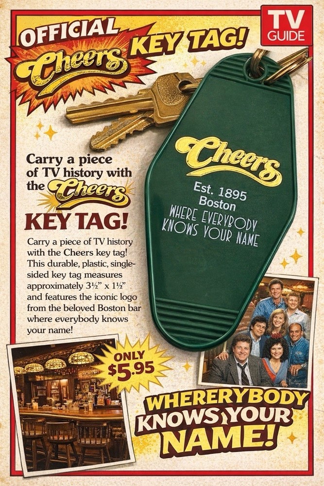 CHERRS TV SHOW Inspired Keytag