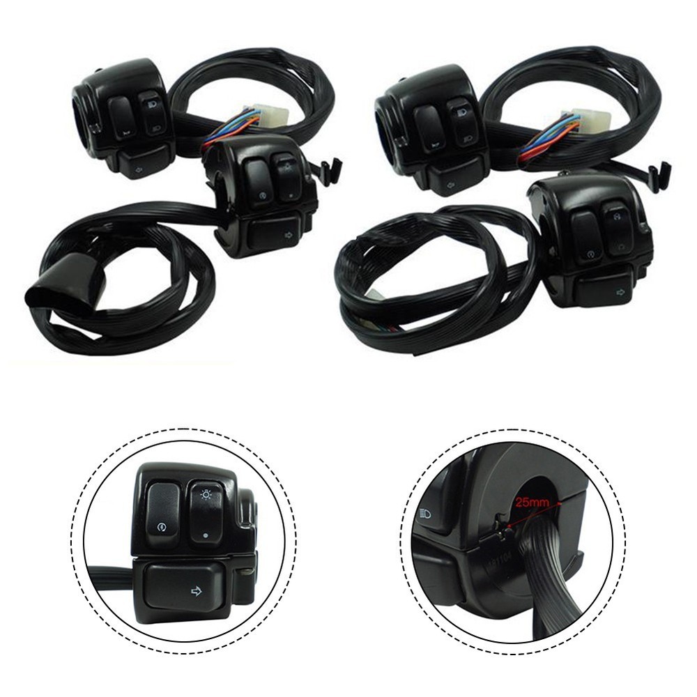 Motorcycle Handlebar Switch for Beam Control and For horn Functionality