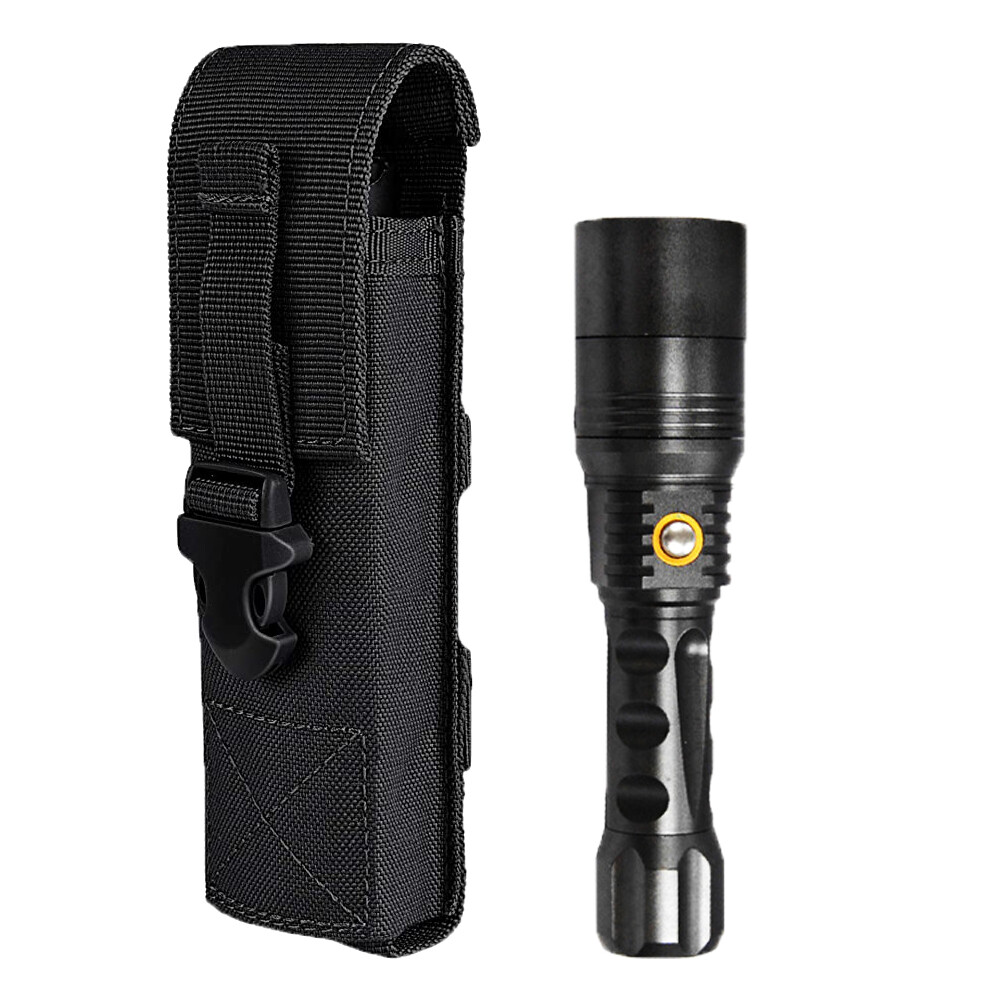 Tactical Molle Pouch Flashlight Holder Case Lightweight Practical Holster Bag US