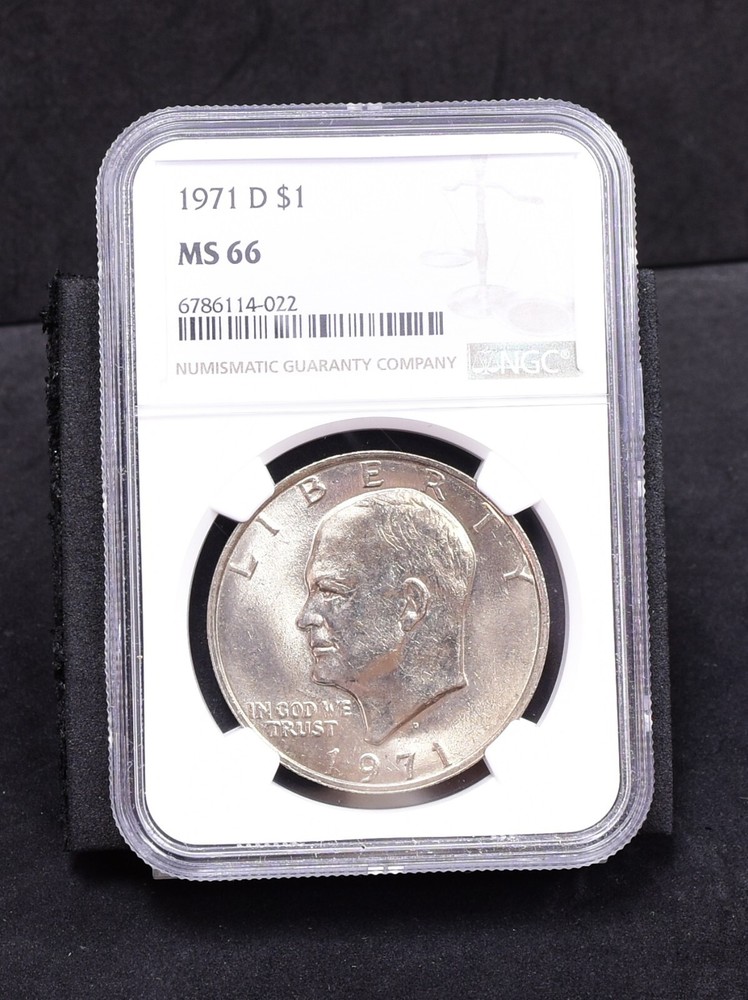 1971-D Eisenhower Dollar - NGC MS66 (#53359-L)