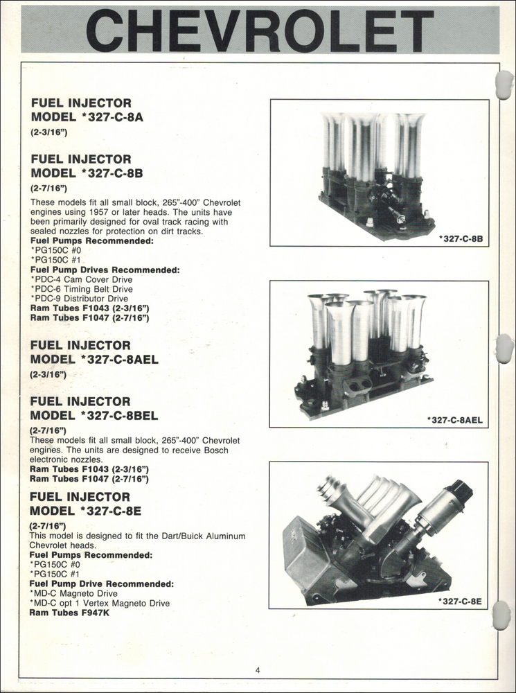 Hilborn Fuel Injector 1983 Performance Catalog PDF File USB Flash Drive