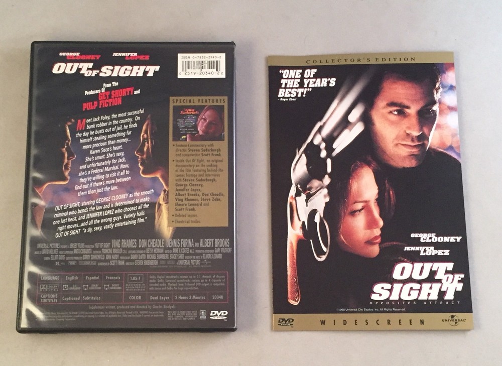 Steven Soderbergh-AUTOGRAPH!!-Out of Sight-SIGNED-INSCRIBED-DVD-VERY RARE!!