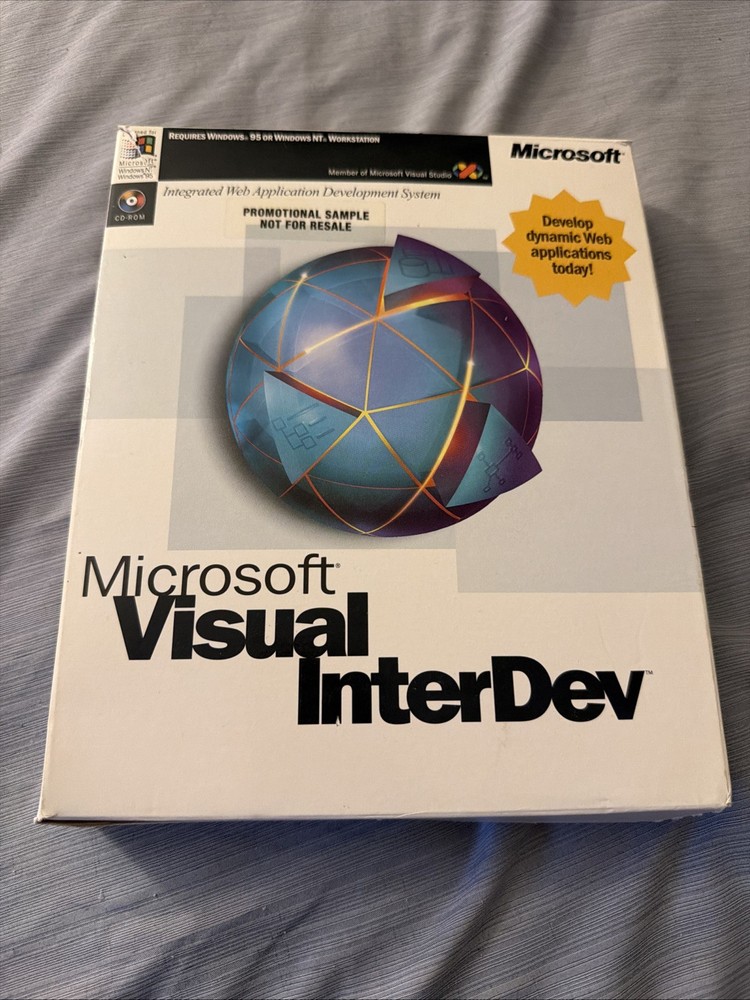Microsoft Visual InterDev - Promotional Sample w/ Developer Network - Free Ship!