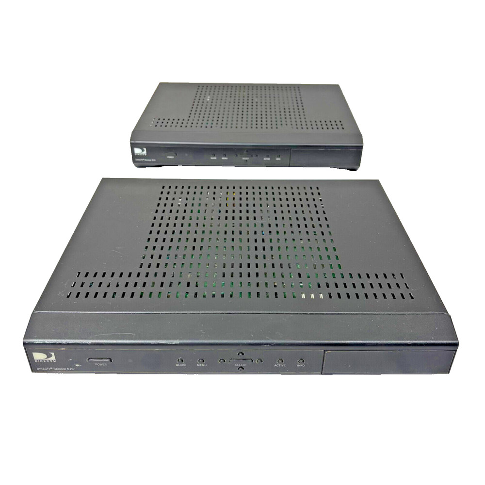 Directv Receiver D10 Bundle Lot of 2 Direct TV