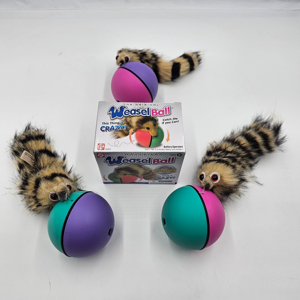 Weasel Ball for Pets 3 pieces set
