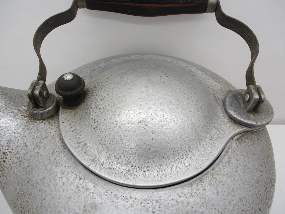 Large Vintage Aluminum Teapot .. Griswold?