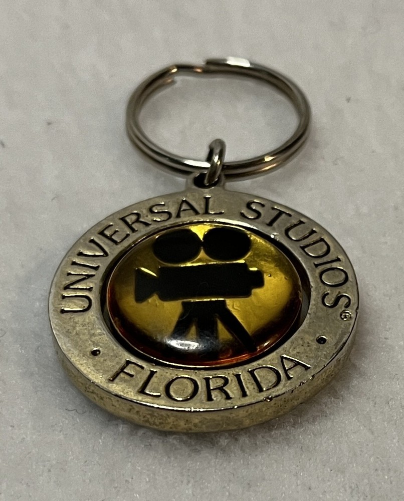 Vintage Universal Studios Florida 1990s Key Ring Keyring