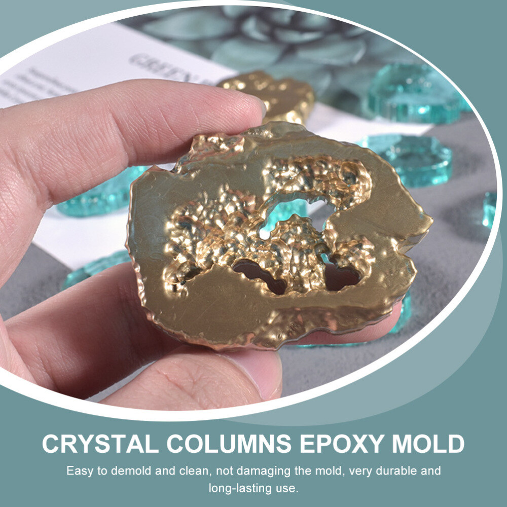 Crystal Epoxy Mold Mould Soap Making Molds DIY Ornament Silicone