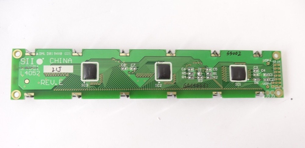 SII L4052 Rev. E LCD Display Board 6"