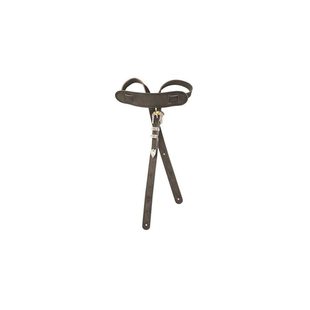 Fender STRAP - GRETSCH 6334 TOOLED BLACK, 49"-56"