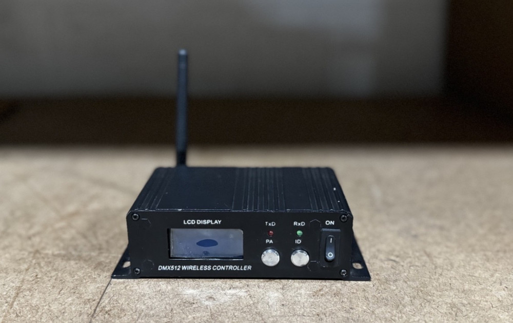 DMX 512 Wireless Control for Lighting, LCD Display