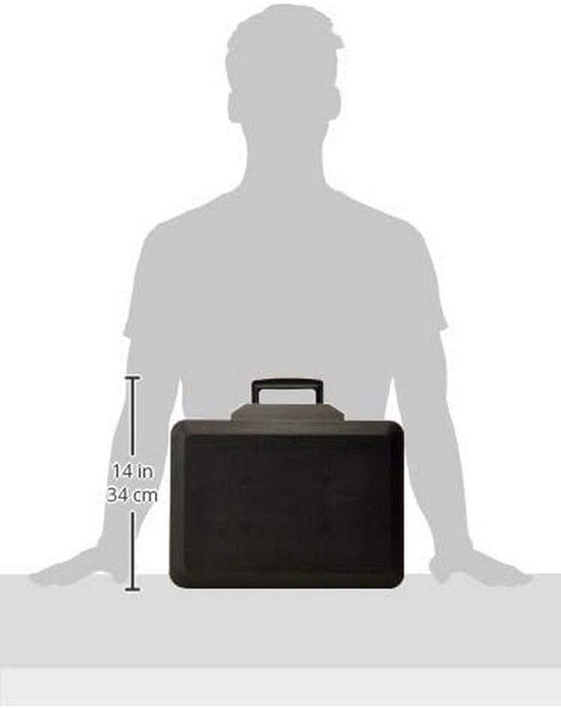 Fireproof Safe Box with Key Lock Chest Safe with Carrying Handle to Secure