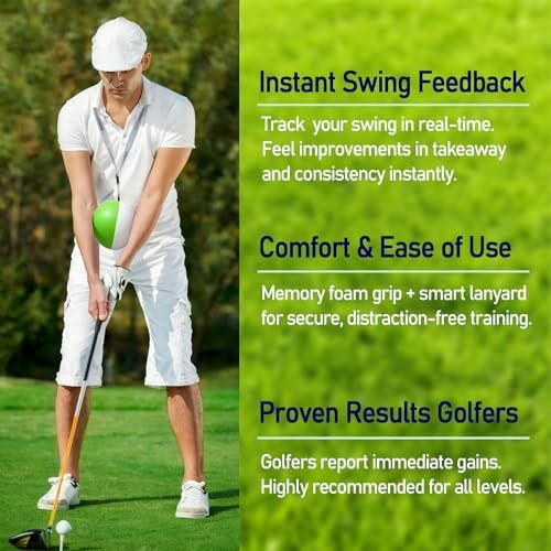 Compression Golf Swing Trainer Ball – Master Forearm Connection & Impact