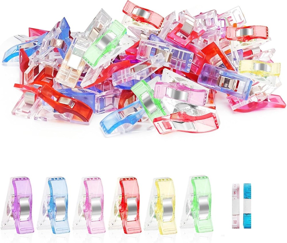 Premium Plastic Clips, Multipurpose Sewing Clips Premium Quilting Clips Assorted