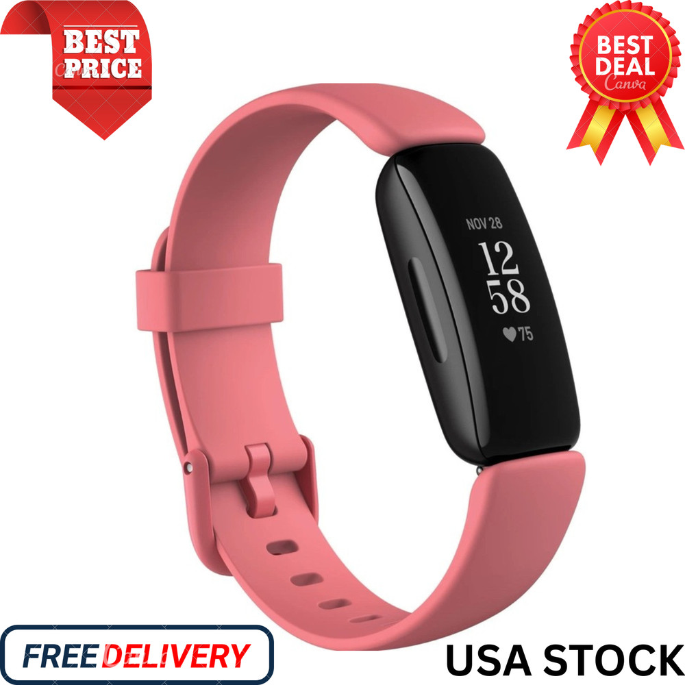 Fitbit Inspire 2 Activity Tracker -Fitness tracker + Heart Rate - Pink'
