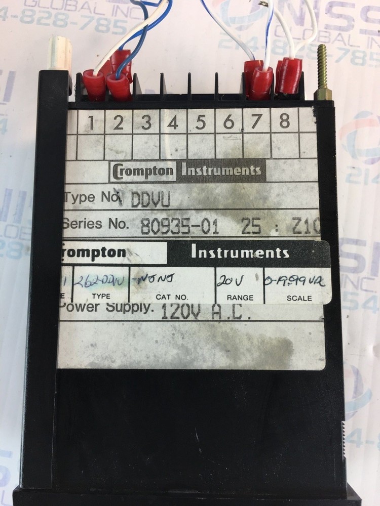 CROMPTON 262-DDVU DIGITAL PANEL METER