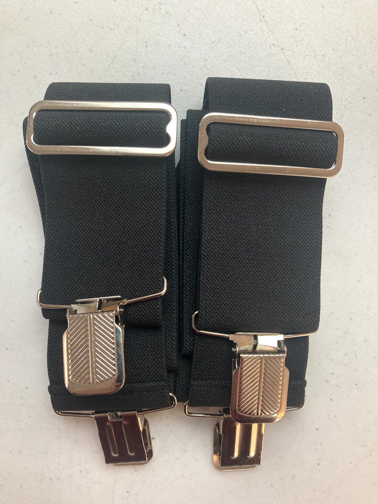 Unbranded Suspenders, Black, 42"