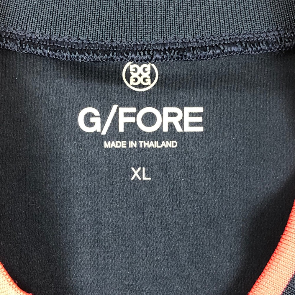 G/Fore 1/4 Zip Pullover Mens XL Navy Blue Golf Performance Side Zippers Jacket