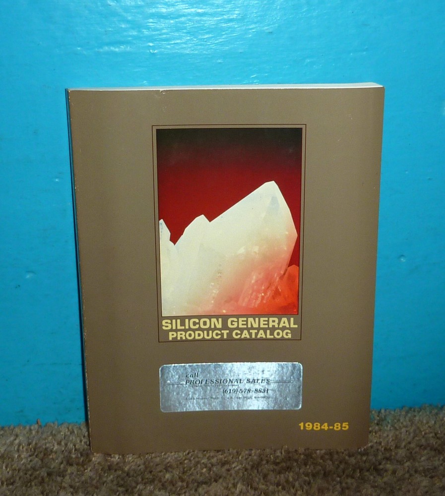 Silicon General Product Catalog 1984-85