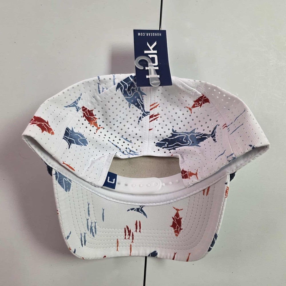 Huk Printed Performance Rope Hat Cap Adjustable NWT!!