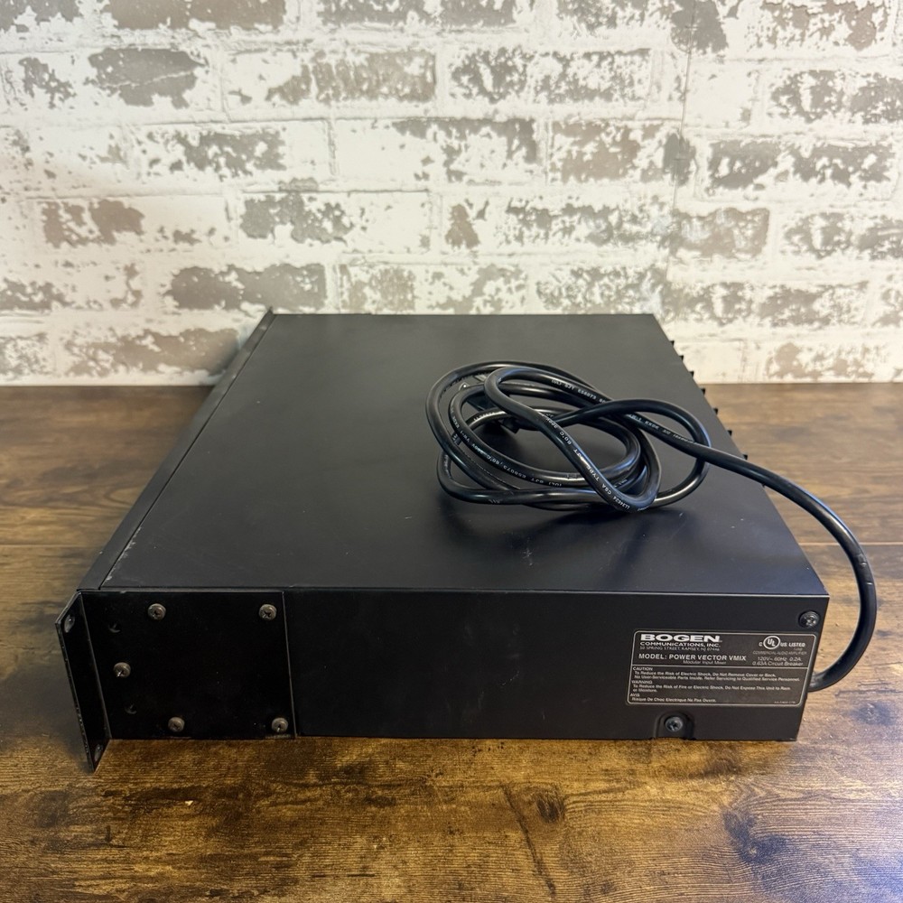 Fully Loaded - Bogen Power Vector VMIX - Audio Amplifier - SAX1R MIC1S