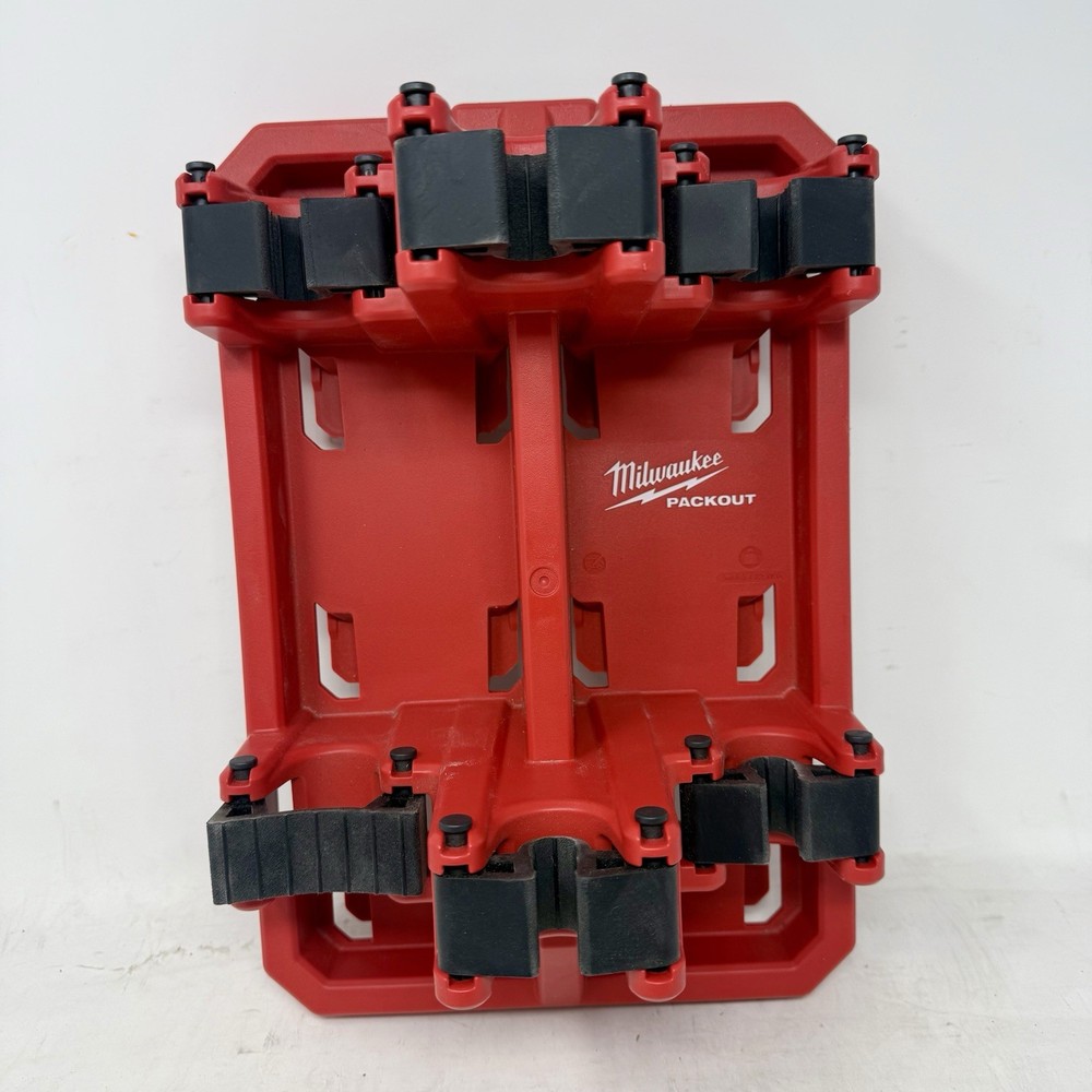 Milwaukee Packout Long Handle Tool Rack - Red/Black (48-22-8349)