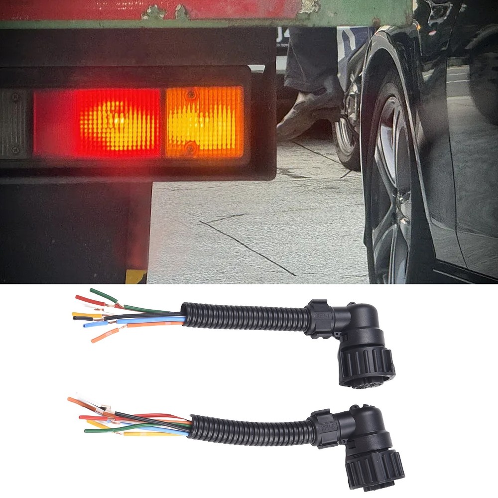 Black ABS Rear Tail Light Connector Base for Sprinter Prewired