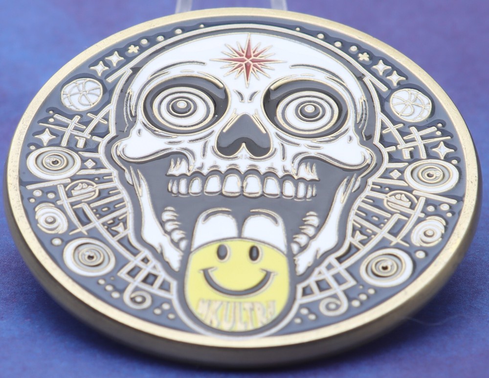 2" CIA PROJECT MKULTRA CHALLENGE COIN PSYOPS OPERATIONS SOD COVERT