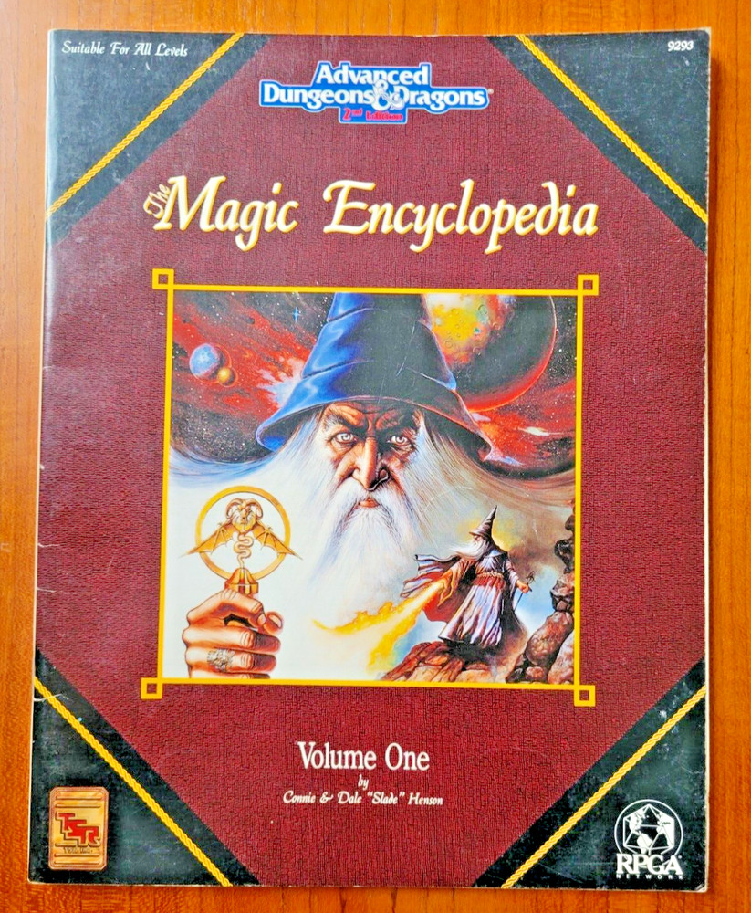 Magic Encyclopedia Volume One - AD&D 2nd Edition - TSR - 9293