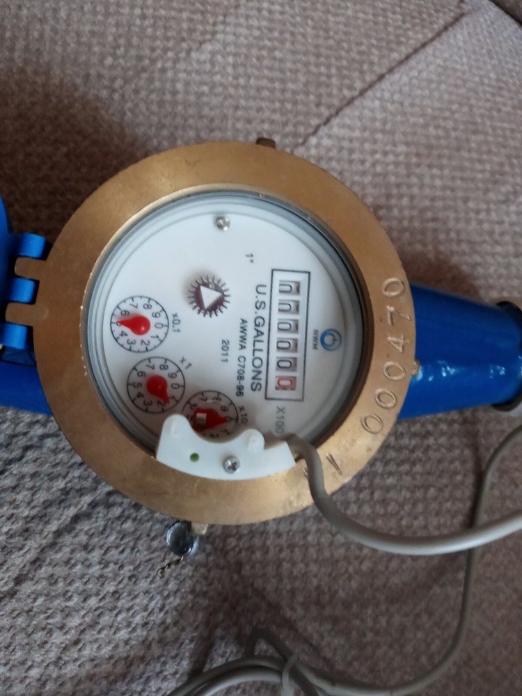 New PRM 1" NPT Multi-Jet Cold Water Meter With Pulse Output