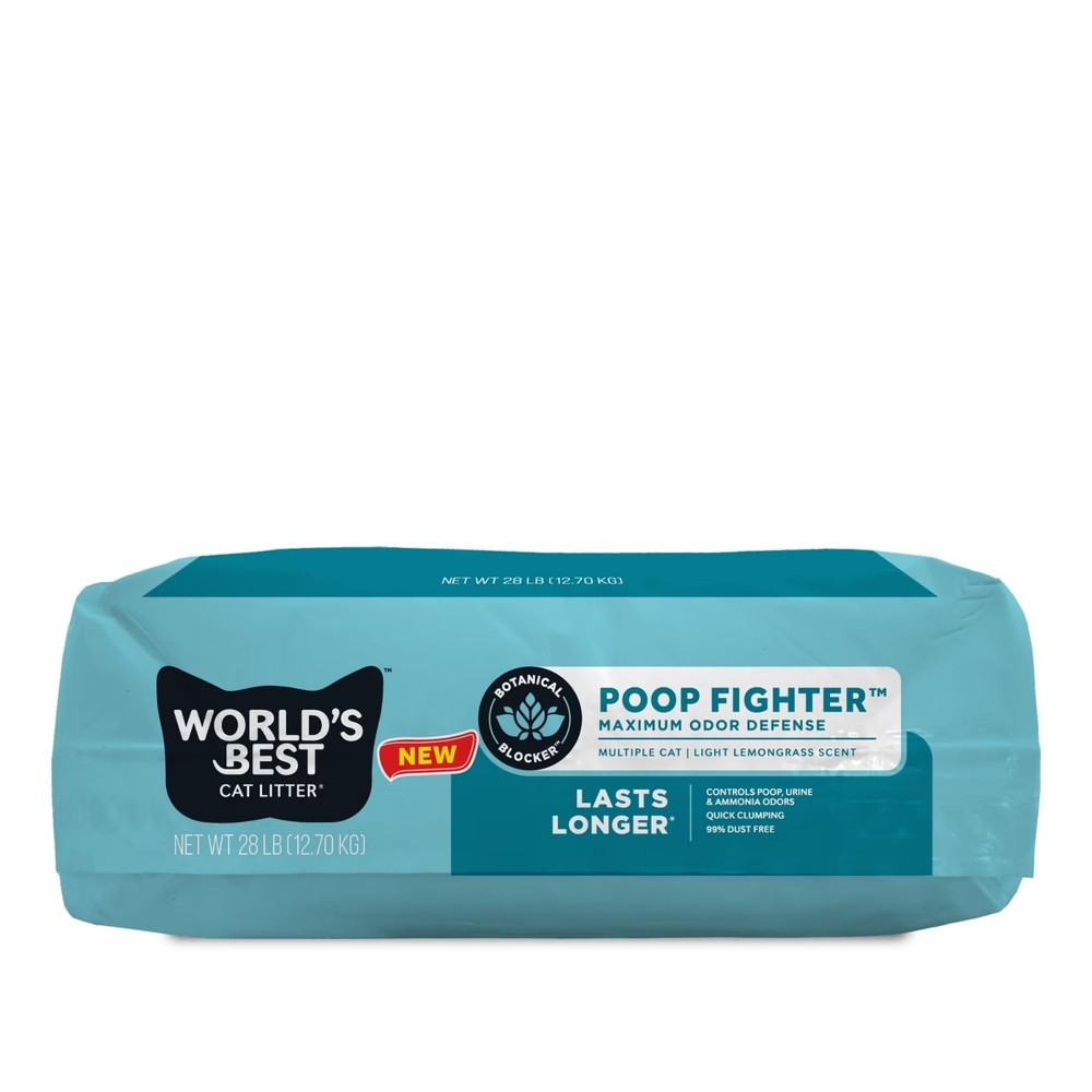 World’s Best Cat Litter Flushable Corn Clumping Litter 28 lb 3 Pack Odor Control