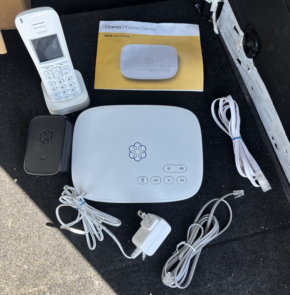 Ooma HD3 Telo Handset + Genie Device+ Linx