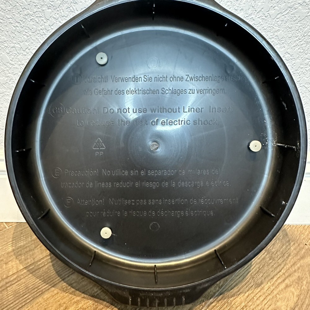 NUWAVE PRO INFRARED OVEN REPLACEMENT BASE & BOTTOM DRIP TRAY LINER PAN