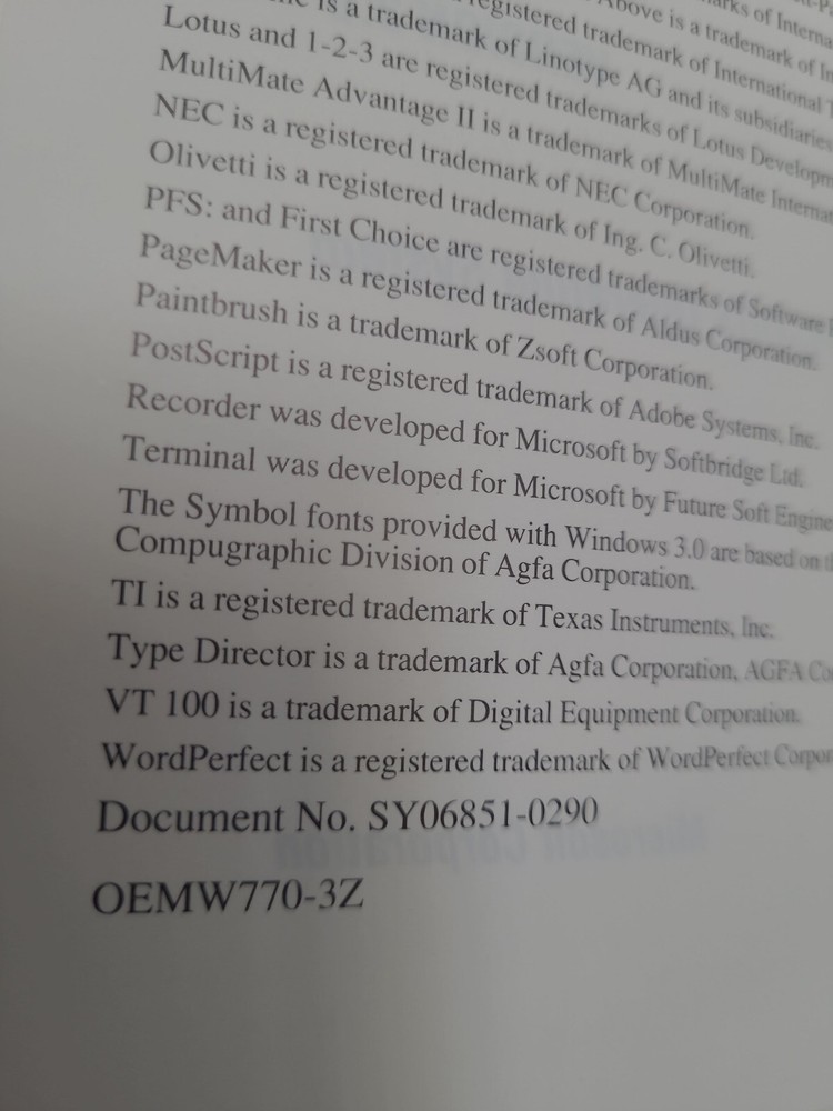 Microsoft Users Guide For Windows 3.0