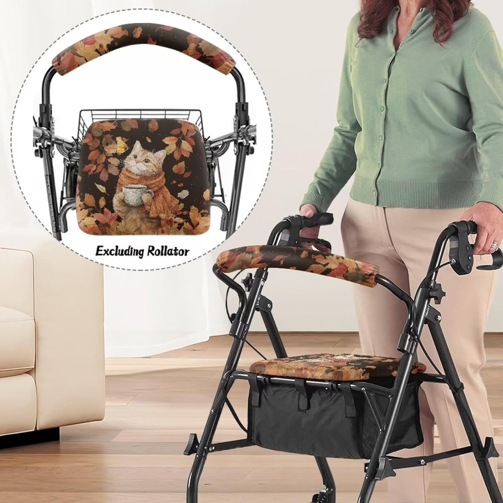 Fall Cat Walker Seat Covers Driver Rollator Accessories Protection Removable ...